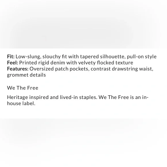 We The Free Red Velvet Joggers - Picture 11 of 12